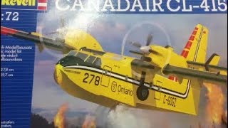 Canadair CL-415 Water Bomber Review 1/72 by Revell