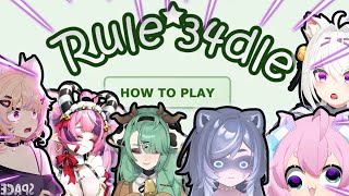 Vtubers play Rule34dle: first reaction to other vtubers (compilation)