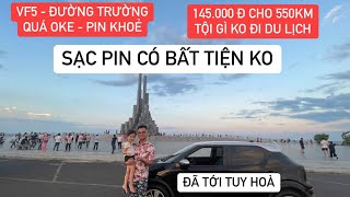 P2 - [VF5-XUYÊN VIỆT] Ngày thứ 1 Đã đến đích đúng kế hoạch! Đi đường trường thấy VF5 OKE! Pin Khoẻ!!