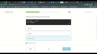 23 Module 2 Quiz | Python Developer | Sololearn