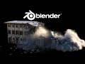 Buildings destruction simulation | Blender + RBD Lab