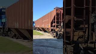 Texas Coastal Bend Railroad Watco GP-38 #3815 delivering BNSF hopper car