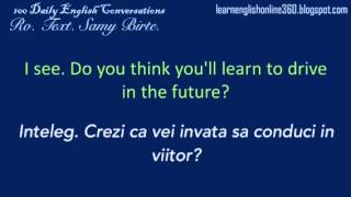 Conversatii în Englezā. Lectia. 96. Michael conduci tu pentru o vreme?