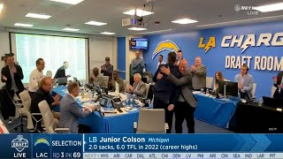 Chargers select Junior Colson No. 69 in 2024 NFL Draft