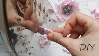 How to make a flower from foamiran very simple 🌸🌸🌸