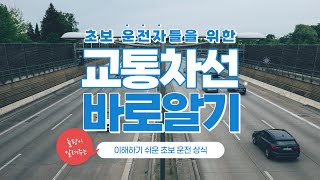 복잡한 도로를 정리하는 차선, 다양한 차선의 의미와 종류를 알려드리겠습니다!