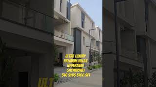 416 Syd 6500 sft villas Gachibowli Hyderabad Ready to move