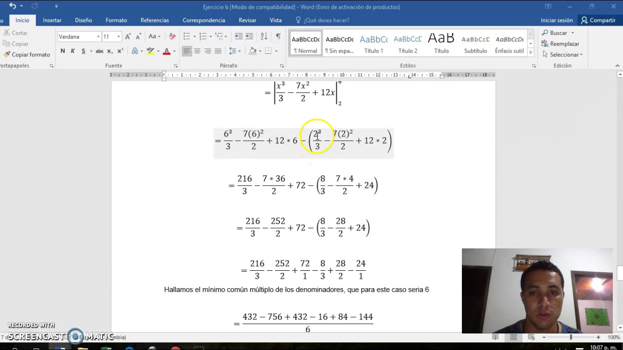 Ejercicio B- Calculo Integral - YouTube