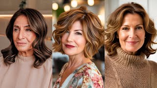 Stunning Brunette Hair Color Ideas for Women Over 60 | Transform with Mocha Mousse Trends