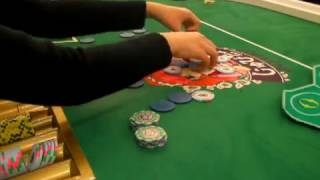 texas hold'em poker rake counting practice【大阪カジノディーラースクール】ポーカー　レイキをとる練習