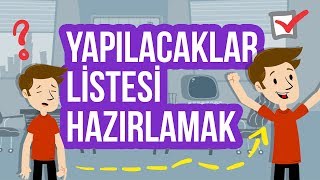 Yapılacaklar Listesi Hazırlamak - 2019