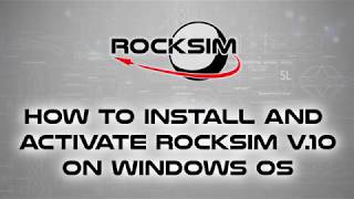 Installing and Activating Rocksim v11