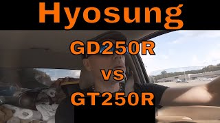 Hyosung GD250R vs GT250R