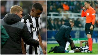 Alexander Isak injured in Newcastle vs Borussia Dortmund champions league