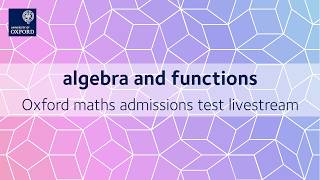 Algebra | MAT Livestream 2026