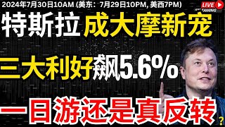 【特斯拉突发重磅利好FSD】三大利好来袭，特斯拉替代福特成大摩新宠，FSD新功能终落地，黄仁勋小札会面能拯救英伟达吗？#特斯拉#特斯拉股票 #美股 #股哥说美股 #tesla #马斯克 #美股复盘