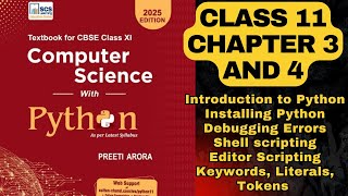Getting Started with Python Programming Fundamentals | CBSE Class 11 | Chapter 3 | Preeti Arora