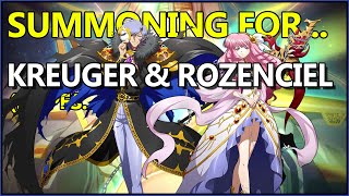 Langrisser M: Summoning for Kreuger \u0026 Rozenciel Dupes