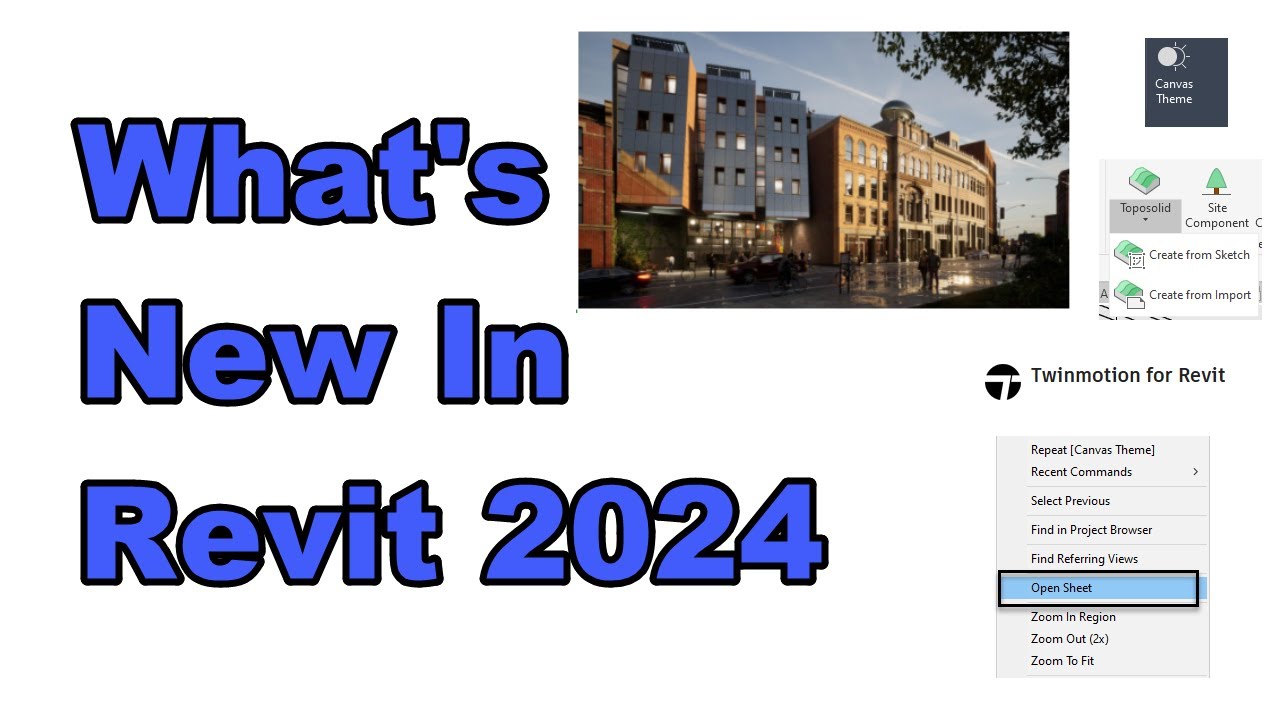 Revit 2024 What S New Youtube