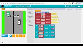 How to make car racing game in code.org|Tech code