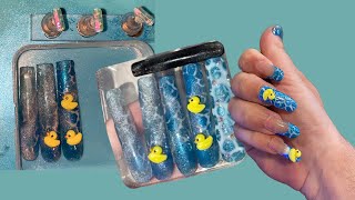 Uncut Nail Art Stream Magnetic Water Nails