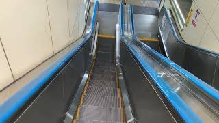 【東芝】1X エスカレーター　上中里駅 1X escalator Kaminakazato station JR line  Tokyo Japan