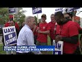 worth fighting for durbin stands with bolingbrook uaw picketers