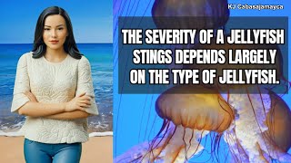 The severity of a jellyfish sting depends largely on the type of jellyfish