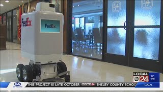 FedEx same-day delivery bot makes appearance in city hall