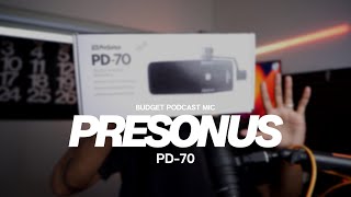 Budget $$$ SHURE SM7B that nobody talks about... PreSonus PD-70