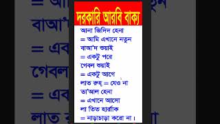 নতুন প্রবাসীদের এই আরবি বাক্যগুলো জানতেই হবে - ‍Sayed Nuruzzaman