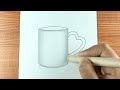 bts cup drawing pencil sketch how to draw cup bts bts army drawing easy cup drawing easy