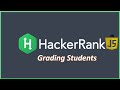HackerRank Problem solving in JavaScript (Grading Students !)