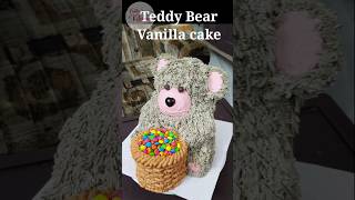 Teddy Bear Cake  #ytshorts #baking #vidhuskitchen #condensedmilkfrosting #vanill