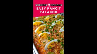 Easy Pancit Palabok | Using Mama Sita's Palabok Mix | Filipino Rice Noodle Dish #Shorts