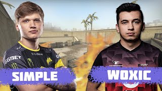 How WOXIC Destroyed S1MPLE 1v1 On Aim Map + GIVEAWAY