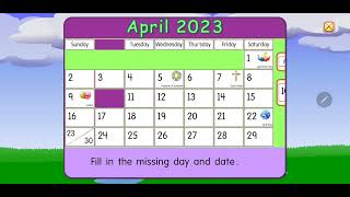 Starfall Daily Calendar - April 10, 2023