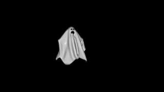 👻 Single Floating Ghost Projection 2 Hour Loop
