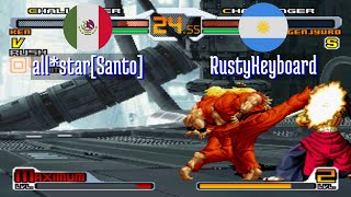 FT5 @svcsplus: all*star[Santo] (MX) vs RustyKeyboard (AR) [SNK vs Capcom svc Fightcade] Jan 21