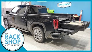 2020-2024 GMC Sierra 1500 Short Bed DECKED In-Bed Drawer System | The Rack Shop - Austin, TX