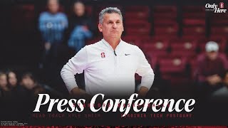 Stanford Men’s Basketball: Virginia Tech Postgame Press Conference