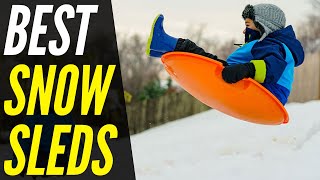 Best Snow Sleds 2021 | Snow Sledding For Adults \u0026 Kids