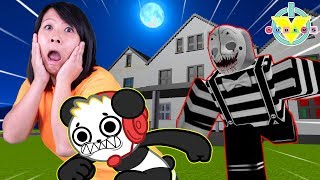 ESCAPE HAUNTED MANSION IN ROBLOX ! Let's Play Roblox Mansion with Ryan's Mommy Vs Combo Panda