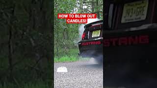 IDIOT BLOWS out BIRTHDAY Candles with a BURNOUT!!