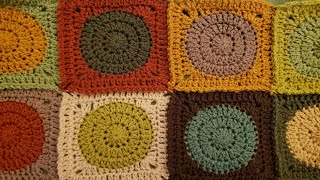 Circle in a Square Motif - with Join as You Go Technique - Crochet Tutorial!