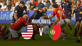 Highlights | USA vs Portugal | Rugby World Cup Qualifier