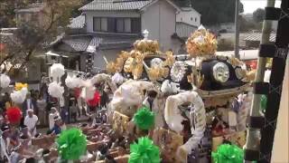 荒川神社本宮　町坪、中地練り合わせ（平成２８年１０月１６日）