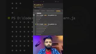 Javascript Inverted Right-Angled Triangle | Javascript Tutorial #javascript #shorts