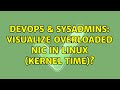 DevOps & SysAdmins: Visualize overloaded nic in linux (kernel time)? (2 Solutions!!)