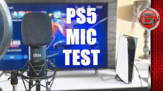 PS5 Console Mic Test - UHURU UM-900 USB Condenser Microphone Kit